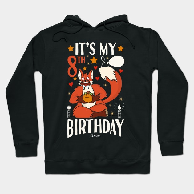 It's My 8th Birthday Hoodie by Tesszero